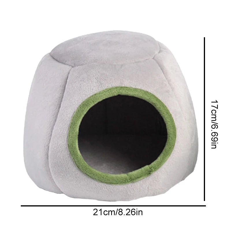 Hamster Cotton House Small Animal Nest Winter Warm Pet Bed For Rodent/Guinea Pig/Rat/Hedgehog