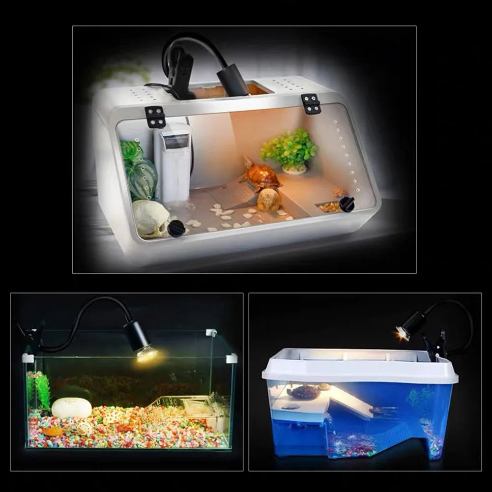 UVA + UVB Reptile Lamp Pet Amphibians Lizards Heating Bulb
