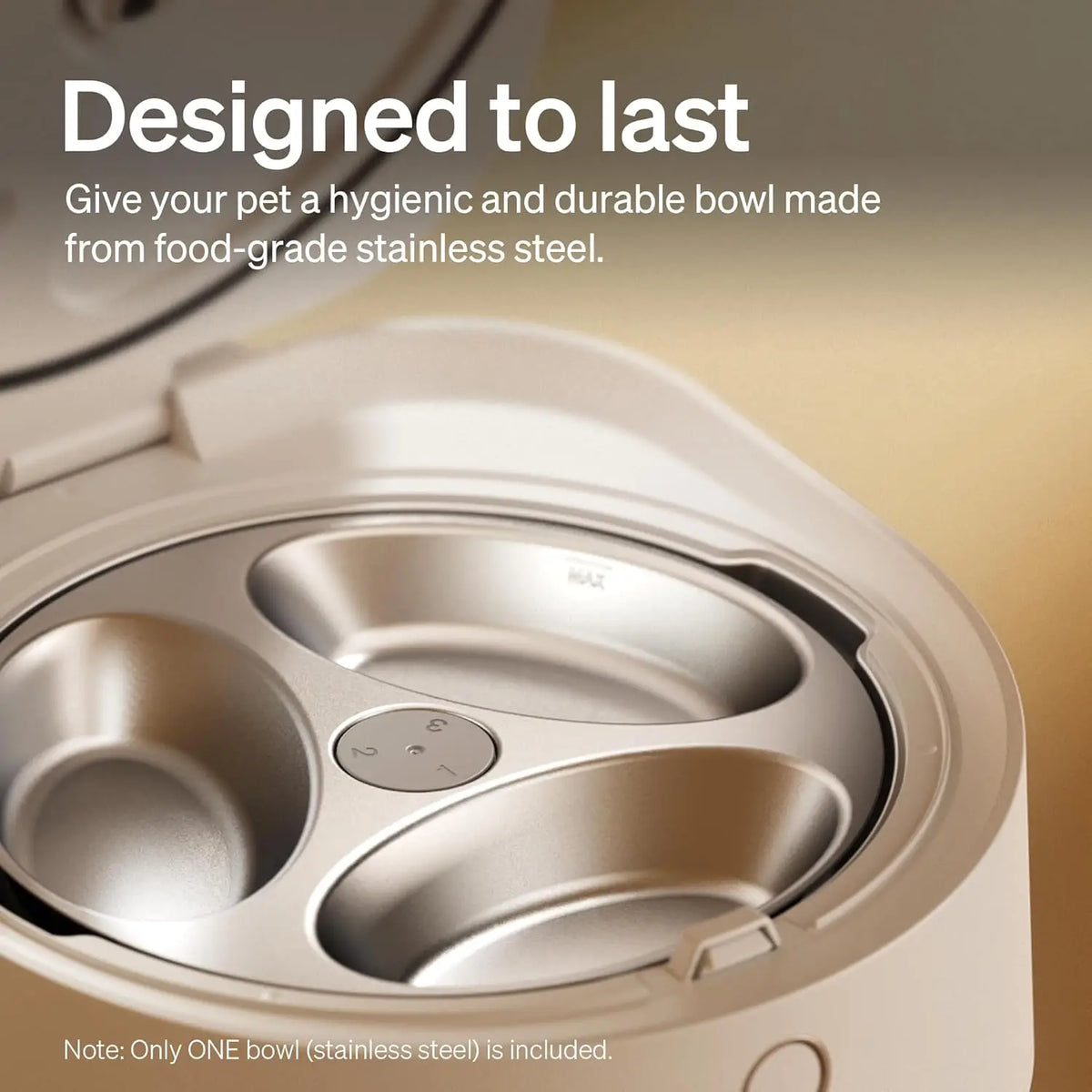 Automatic Cat Feeder for Wet Food with Stainless Steel Bowl, Refrigerated App-Controlled