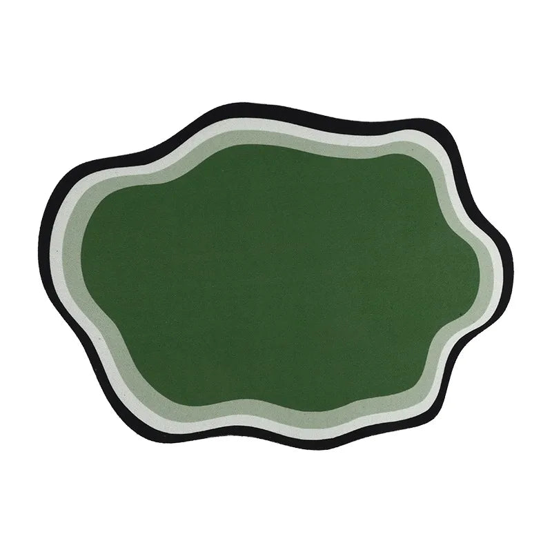 Absorbent Solid Colour Pet Mats Quick-dry Non-Slip Absorbent Wear-Resistant Leak-Proof