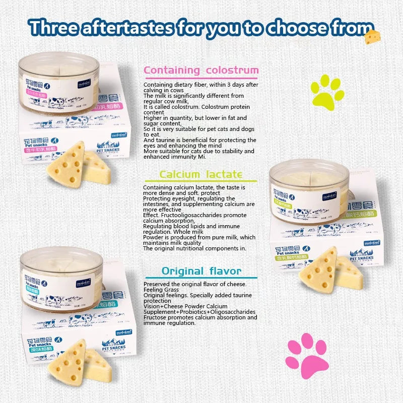 Pet Freeze-dried Food High Calcium Cheese  Aid Digestion