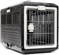 26" Collapsible Pet Carrier for Medium Cats & Dogs 360 Ventilation & Hard Plastic Walls
