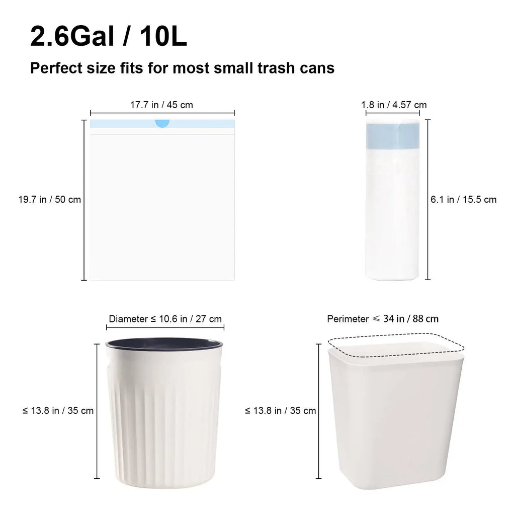 Self-Cleaning Cat Litter Box Poop Bags Drawstring Design