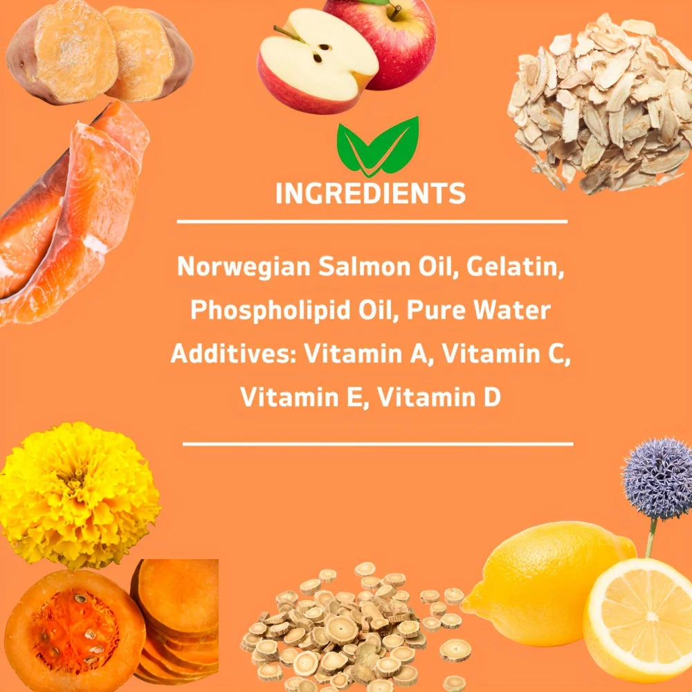 Amazing Omega 3 Fish Oil for Dogs and Cats - Shedding and Skin Health