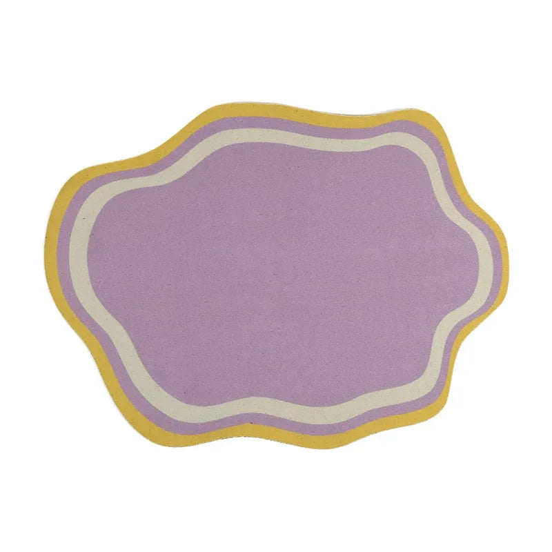 Absorbent Solid Colour Pet Mats Quick-dry Non-Slip Absorbent Wear-Resistant Leak-Proof