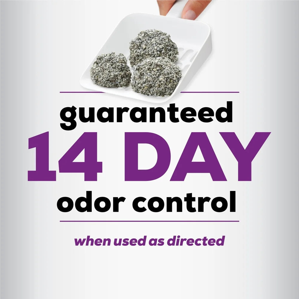Clumping Cat Litter Low Dust 14 Day Odor Control Easy Scoop 20 lb Jug