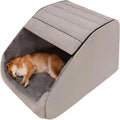 Extra Large Dog Bed House, 30D Memory Sponge, Cozy Indoor Plush Cave