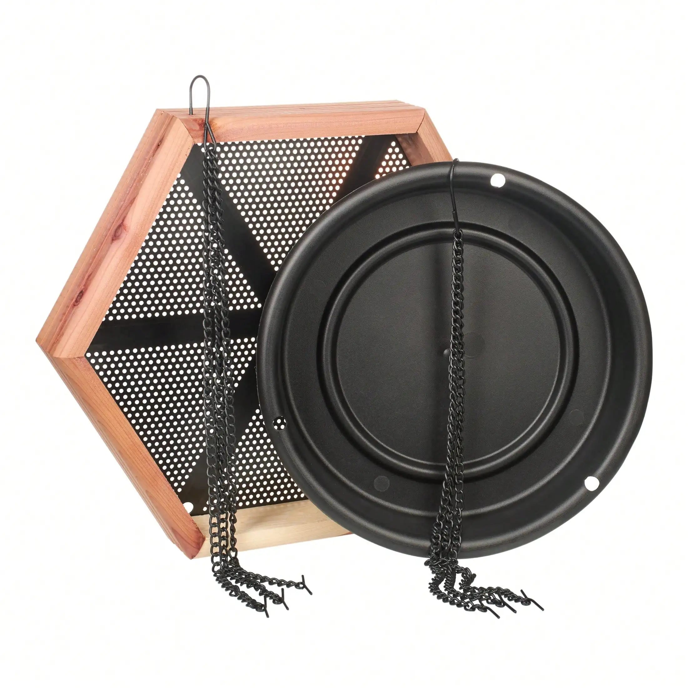 (3-Pack) 2-in-1 Bird Bath and Bird Feeder, 4 lbs,Keep seeds fresh,Durable