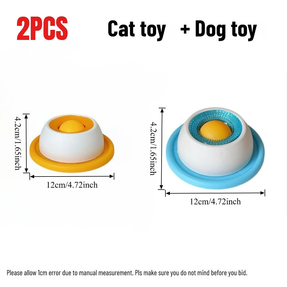 Dog Stimulation Toys Pet Lick Mat Slow Feeder Yogurt Licking Plate Interactive Cats/Dog Snack Bowl