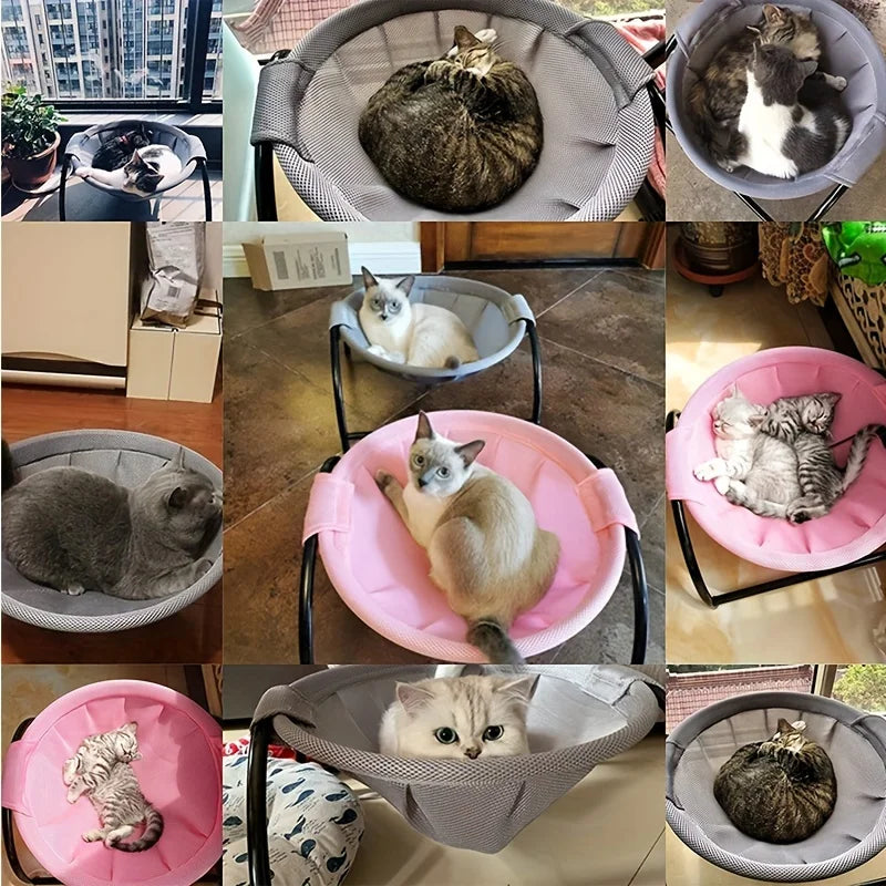 Cat Bed Pet Hammock Breathable Cooling Cot