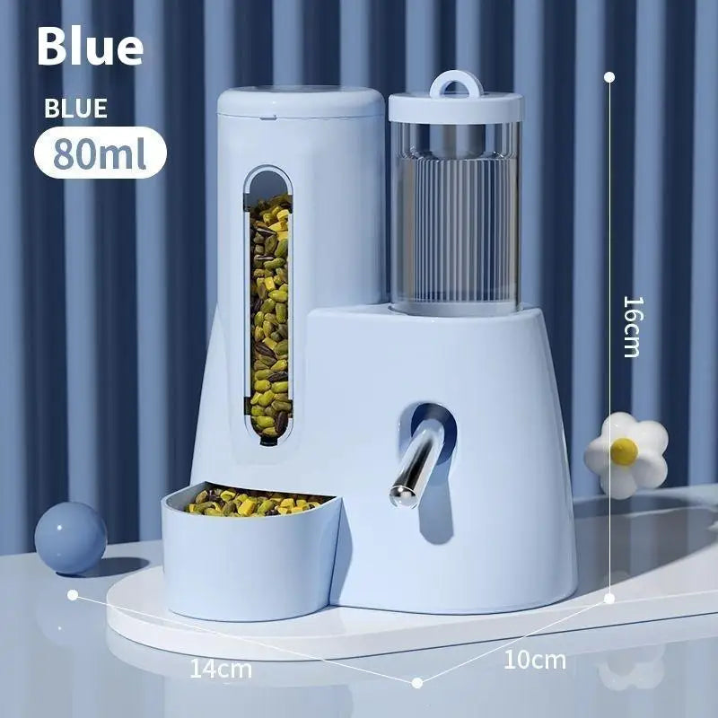 2in1 Hamster Feeder And Waterer Large Capacity, Leakproof
