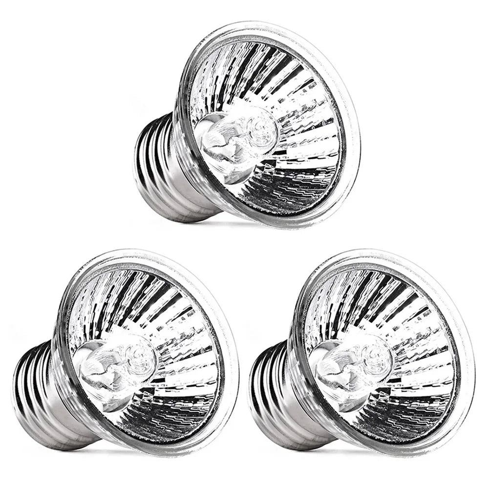 UVA + UVB Reptile Lamp Pet Amphibians Lizards Heating Bulb