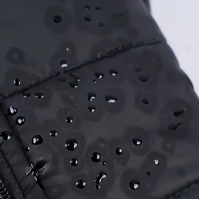 Waterproof Warm Dog Clothes Winter Vest Padded Zipper Jacket