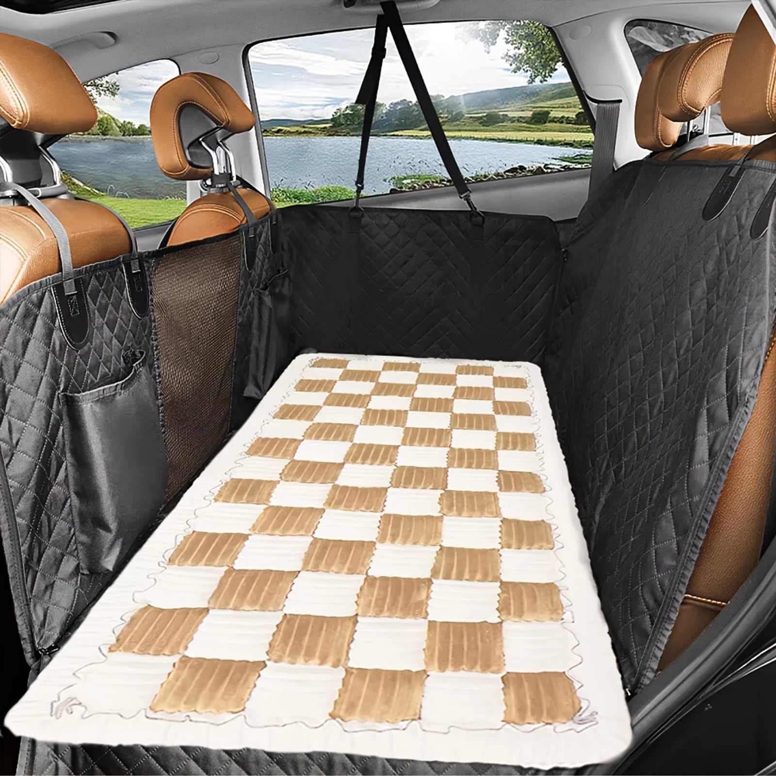 Dog Bed Warm Mat for Car Seat Pet Cat Blanket Anti-slip Washable Cushion