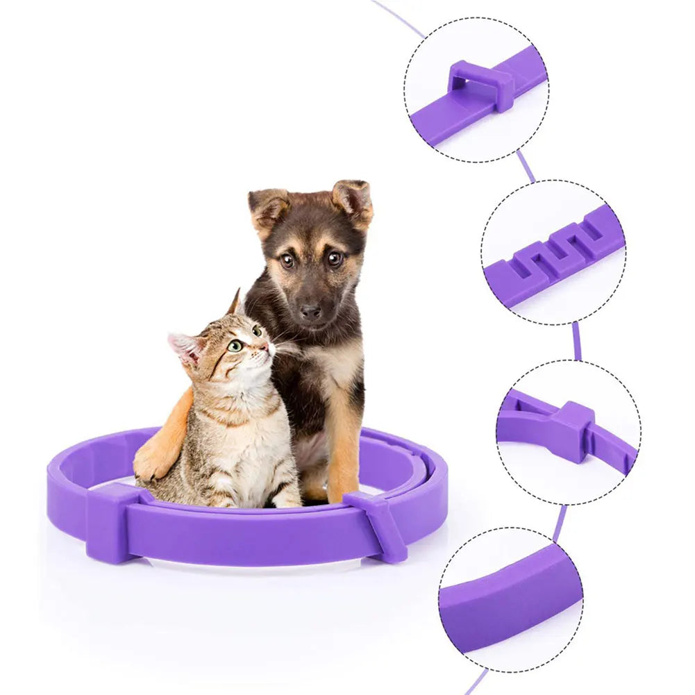 3-4 Pack Pet Calming Collar Stress and Anxiety Relief Pheromone Collar for Cats/Dogs