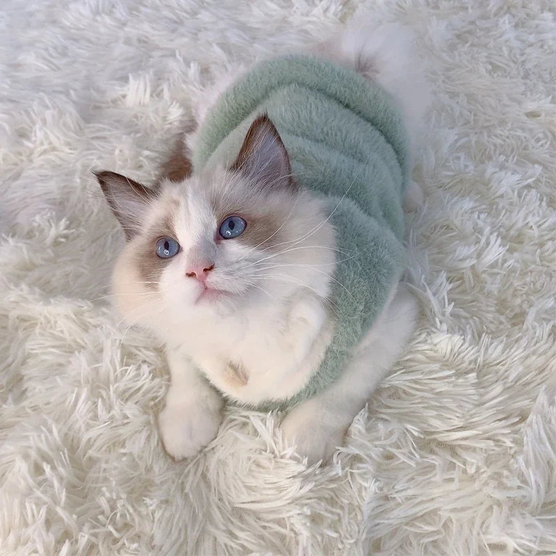Cats Accessories Pets Warm Kittens/Puppy Clothes for Winter