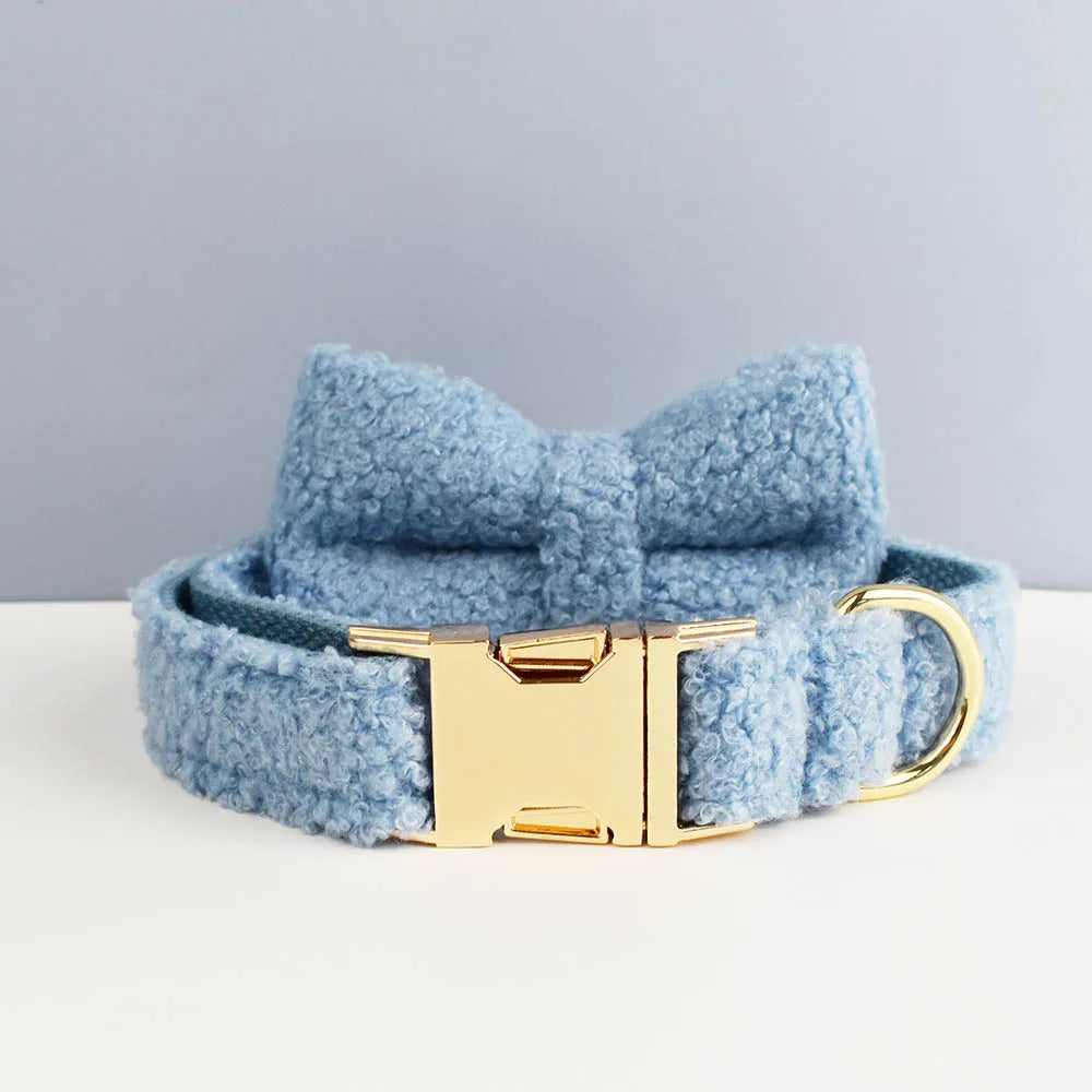 Luxury Personalized Dog Collar Harness Leash set