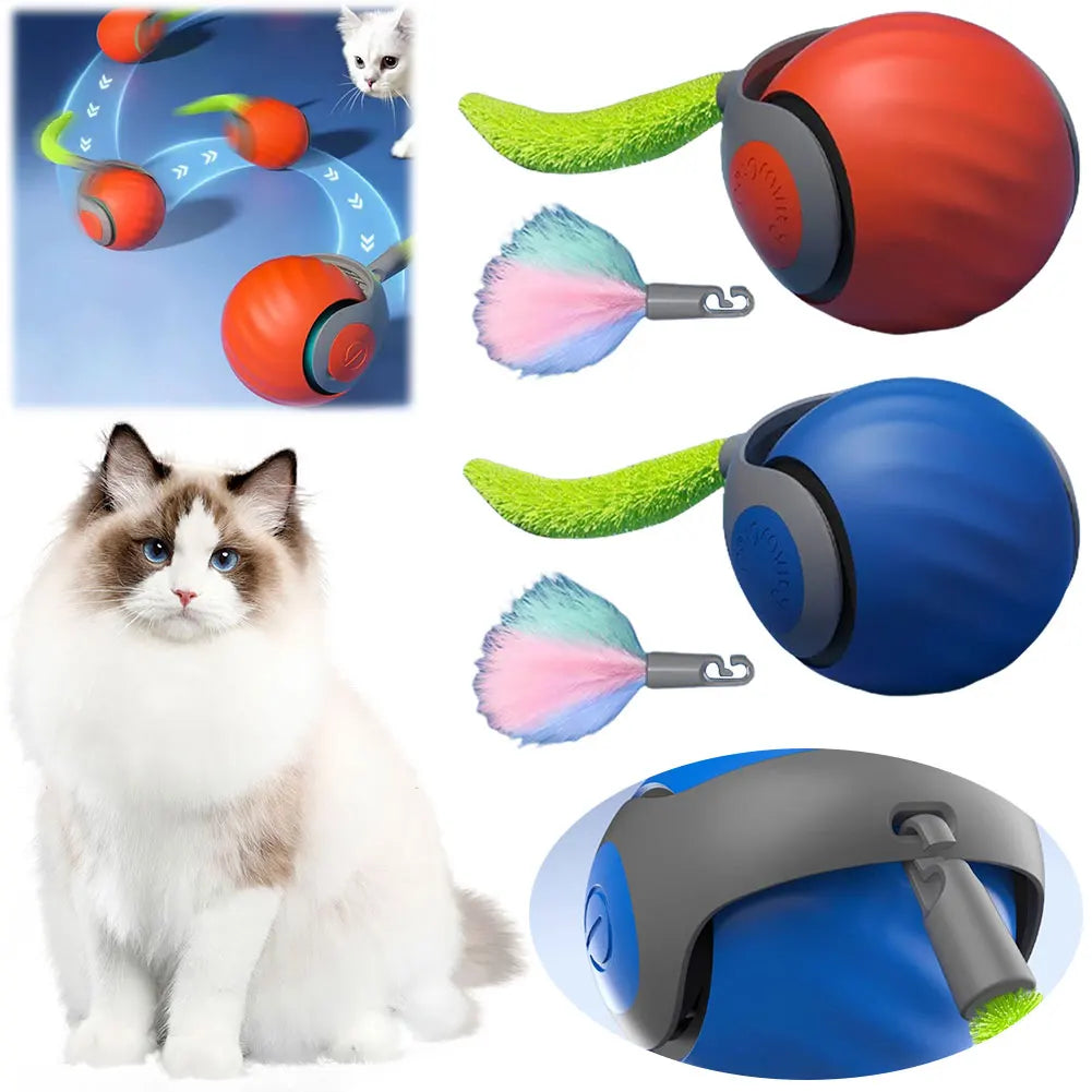 Smart Dog Toy Moving Ball Electronic Interactive Pet Toy