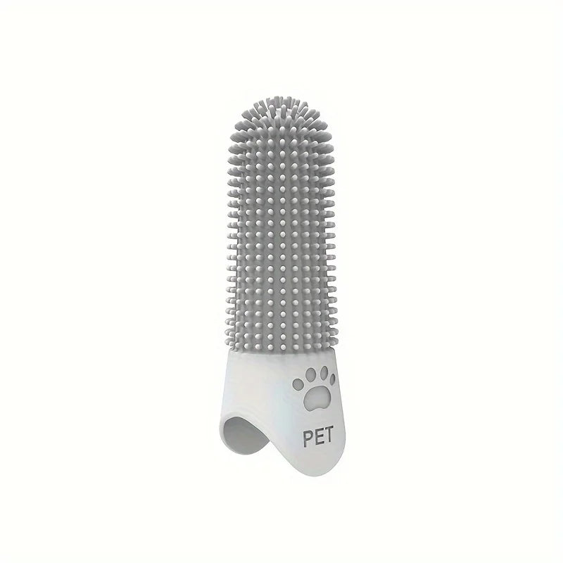 Soft Silicone Dog Toothbrush 360° Finger Toothbrush for Dogs/Cats