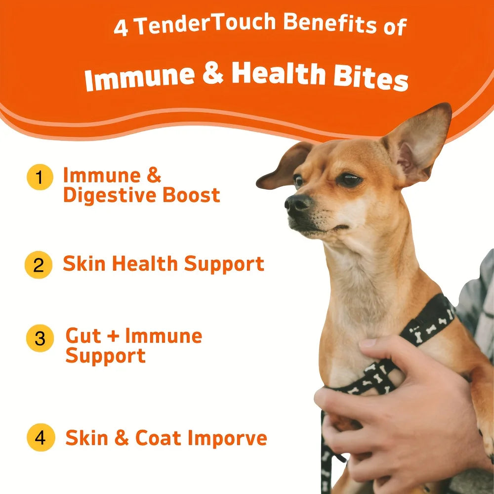 240 Chews - 2 Pack  TenderTouch Allergy & Immune Supplement for Dogs
