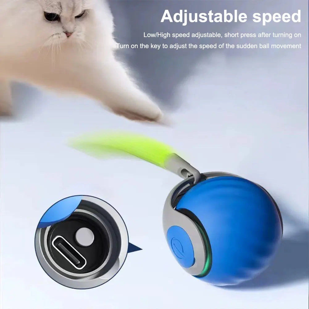 Smart Dog Toy Moving Ball Electronic Interactive Pet Toy