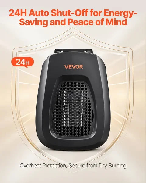 Dog House Heater, 800W Pet Heater with Overheat Protection, Adjustable Temp & 24H Time