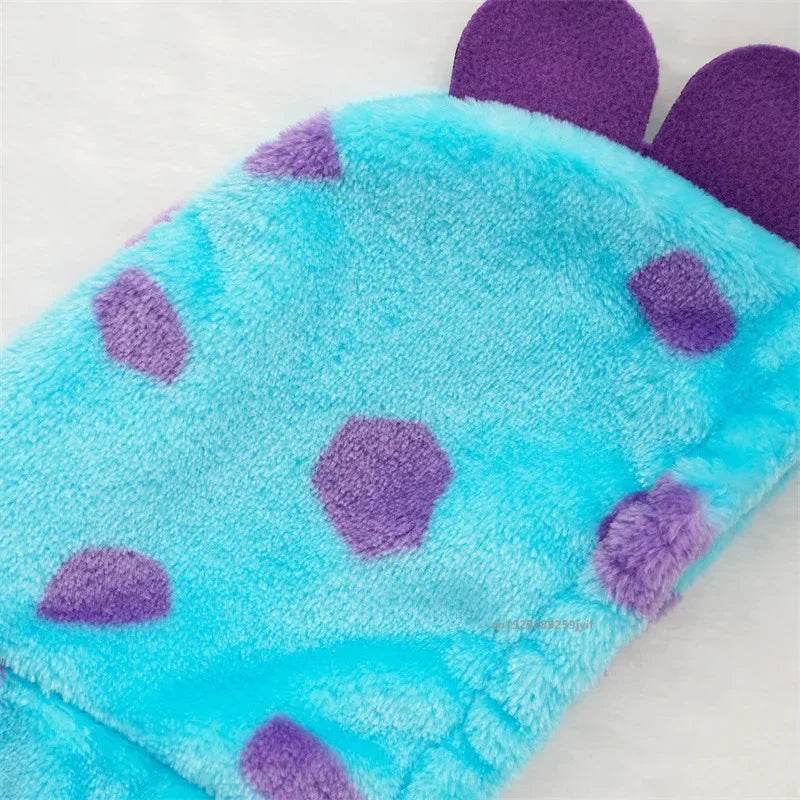 Pet Clothing Dog Cat Autumn and Winter Thickened Warm Blue Dinosaur Hooded Coat