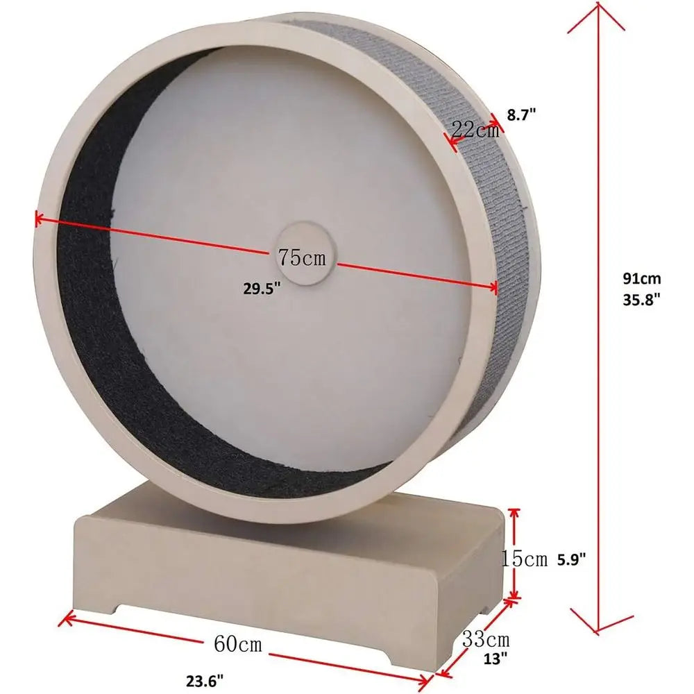 29.5" Spin-Kitty Cat Exercise Wheel - Indoor/Outdoor Treadmill