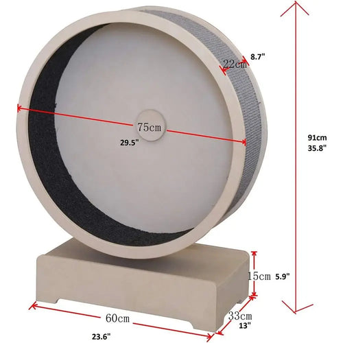 29.5" Spin-Kitty Cat Exercise Wheel - Indoor/Outdoor Treadmill