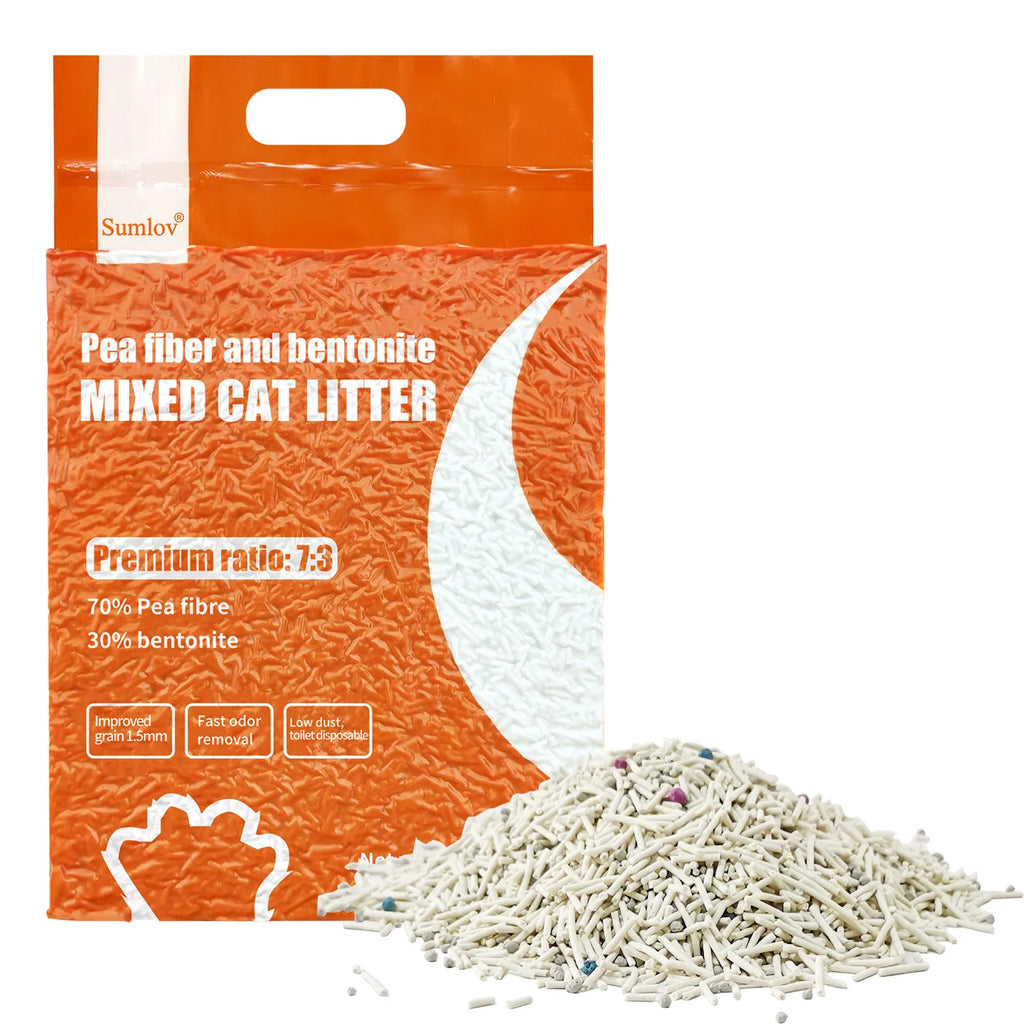33lbs Sumlov MIXED Tofu Cat Litter, Natural Botanical, Dust-Free