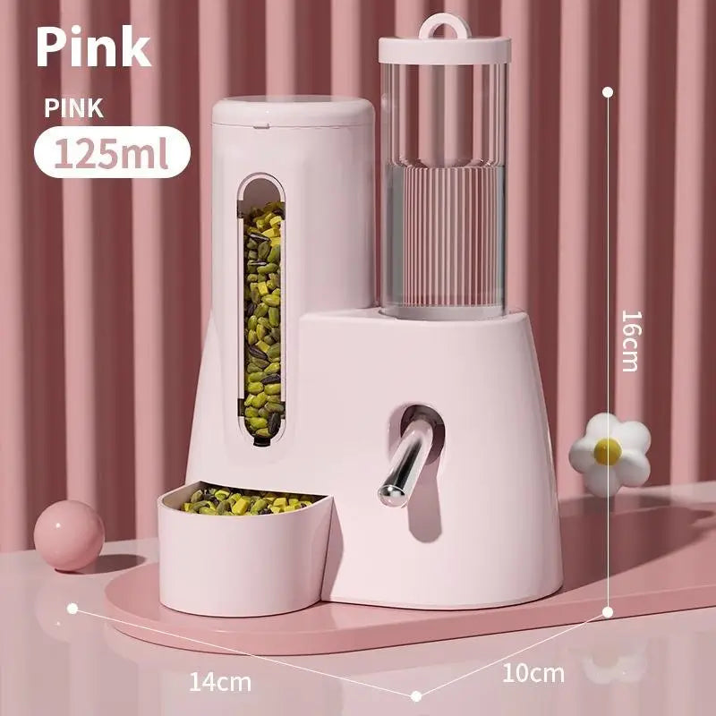 2in1 Hamster Feeder And Waterer Large Capacity, Leakproof