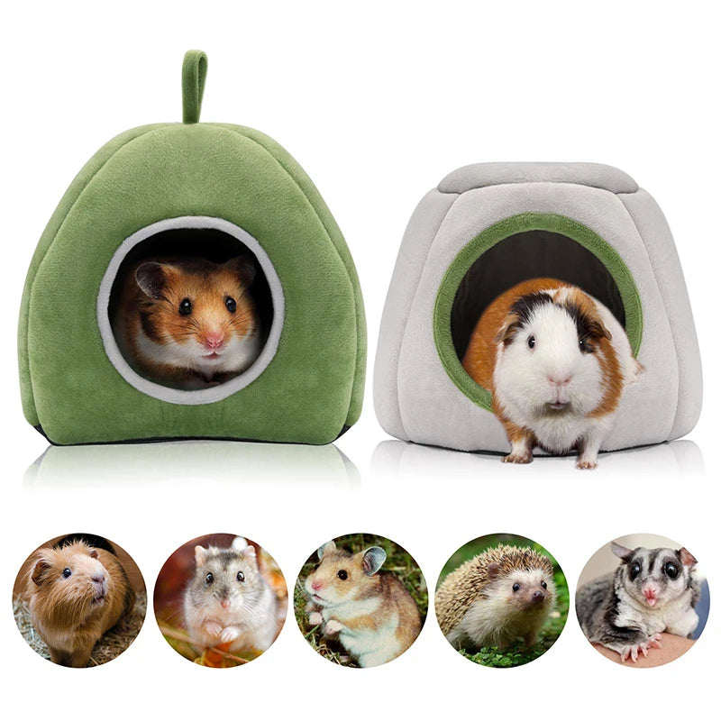 Hamster Cotton House Small Animal Nest Winter Warm Pet Bed For Rodent/Guinea Pig/Rat/Hedgehog