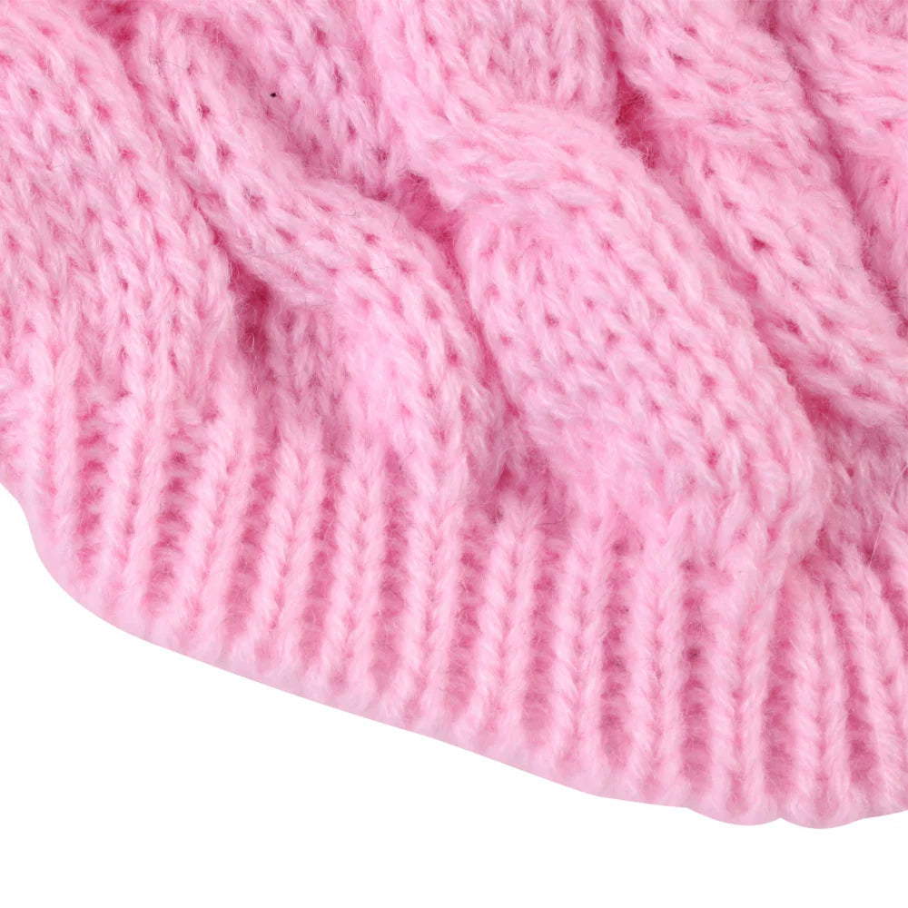 Classic Solid Chihuahua Puppy Dog Sweater for Small Dogs