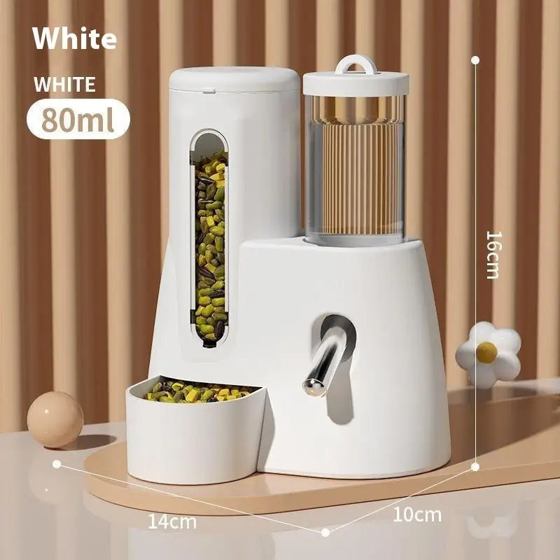 2in1 Hamster Feeder And Waterer Large Capacity, Leakproof
