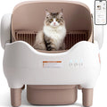 Self Cleaning Litter Box, with APP Control, Odor-Free  Large Waste Bin, Open-Top