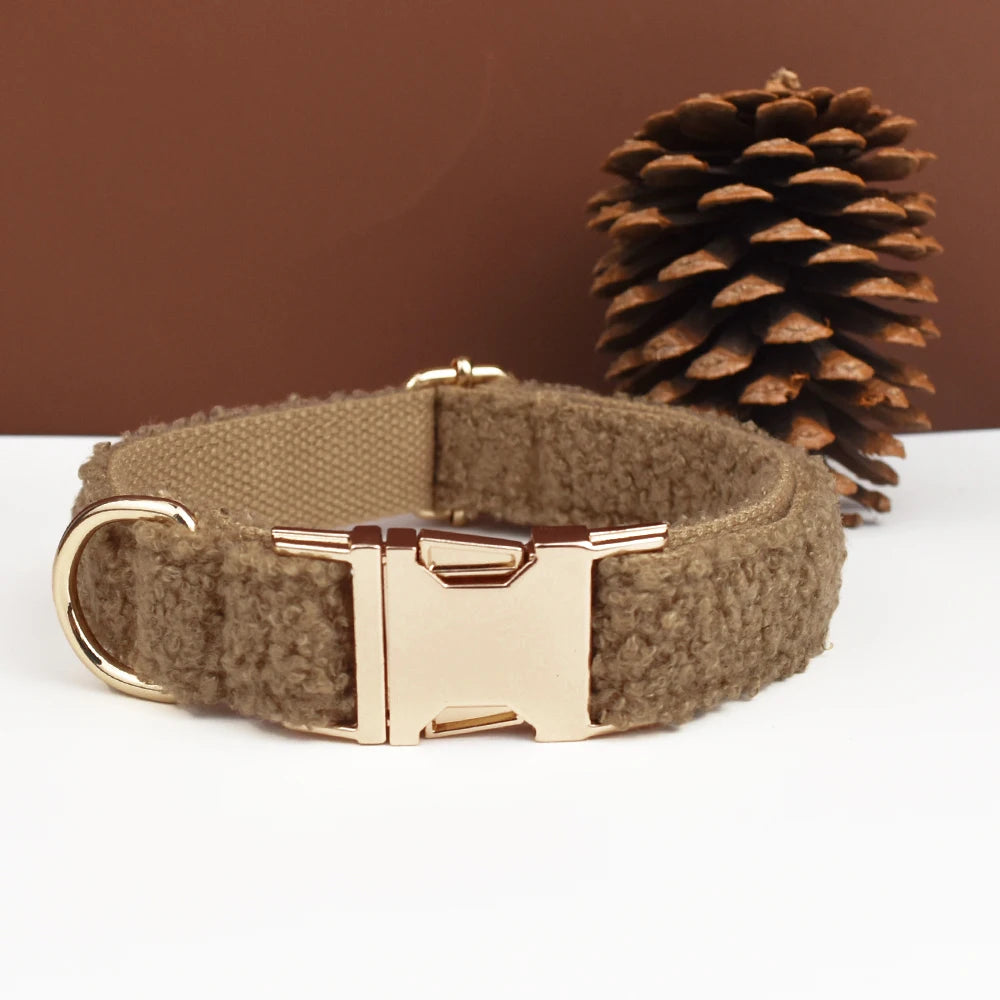 Luxury Personalized Dog Collar Harness Leash set